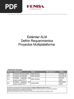 02 Estandar ALM Requerimientos V5.0