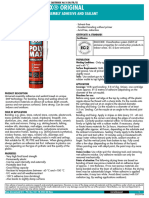 Poly Max® Original: Universal Assembly Adhesive and Sealant