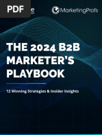 B2B Marketers Playbook NetLine MarketingProfs 2024