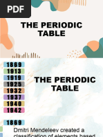 Lesson 4.1 The Periodic Table