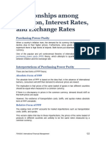 FIN 4340 - Relationships Among Inflation, Interest Rates, and Exchange Rates