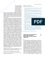 Optimising Early Identification of Blood Culture I