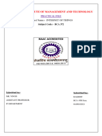 IOT Practical File BCA