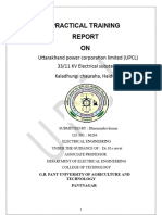 UPCL Training Report 33/11KV Substation 