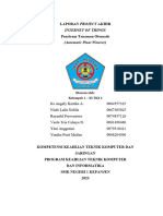 Laporan Project Penyiram Tanaman Otomatis Kelompok 1