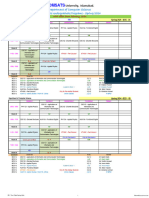 Time Table - Computer Science - Spring 2024 (W. E. F. Monday, Fabruay 12, 2024) - 1