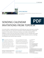 Sending Calendar Invitations From TOPdesk