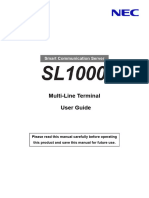 SL1000 MLT User Guide Issue 3-0 - English