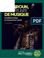 FR - RAPPORT - Cameroun, Opportunité de Musique - Un Reflet Du Passé, Un Canevas Pour L'avenir