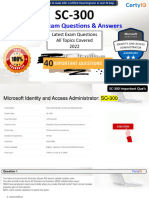 CertyIQ SC300 40 Important Real Exam Questions - New-2022