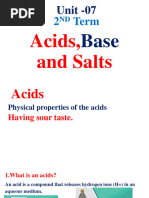 Acidsbase and Salts