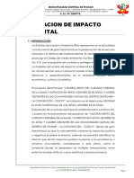 Evaluacion DE Impacto Ambiental: Municipalidad Distrital de Pichari