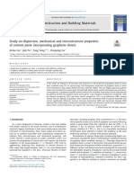 2019 - Study On Dispersion, Mechanical and Microstructure Properties of Cement Paste Incorporating Graphene Sheets