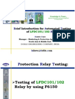 38.LFDC Relay Testing With F6150-1