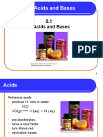 8.1 Acids and Bases