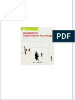 Industrial and Organizational Psychology Research and Practice 6th Edition by Paul E. Spector All Chapter Instant Download