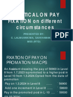 Practical On Pay Fixation