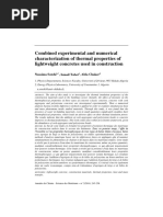 Combined Experimental and Numerical Characteristics