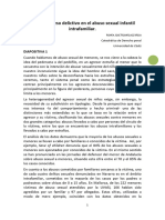 El Proceso Delictivo en El Abuso Sexual Infantil Intrafamiliar