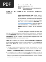 APERSONAMIENTO, CESE DE REPRESENTACIÓN y OBSERVO LIQUIDACION