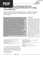 Adv Healthcare Materials - 2023 - Decarli - Bioprinting of Stem Cell Spheroids Followed by Post Printing Chondrogenic