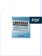 (PDF Download) Language Intelligence Lessons On Persuasion From Jesus Shakespeare Lincoln and Lady Gaga Joseph J Romm Joseph J Romm Fulll Chapter