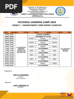 NLC - Weekly Class Schedule