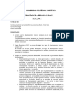 Copia de Ejercitario SEMANA 2 Psicología de La Personalidad I Unidad III y IV