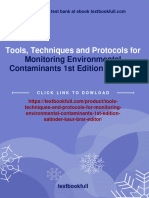 Monitoring Environmental Contaminants 1st Edition Satinder: Tools, Techniques and Protocols For