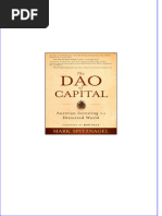 (PDF Download) Dao of Capital Austrian Investing in A Distorted World The Spitznagel Mark Fulll Chapter