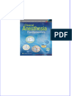 PDF Clinical Anesthesia Fundamentals Download