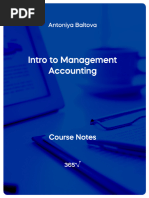 Introduction To Management Accounting