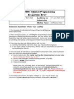 CSYM019 Internet Programming Assignment Brief - March 2023 (1) - 1