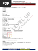 12X MORD - A - Relations and Functions (Sol)