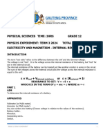 Term - 3 - Experiment Internal Resistance