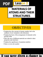 P6 Lesson 2 - Materials of Atoms and Their Structures