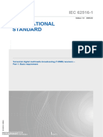 International Standard: Terrestrial Digital Multimedia Broadcasting (T-DMB) Receivers - Part 1: Basic Requirement