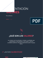 Clase 21 - Valores