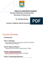 Lecture 9 - Making Capital Investment Decisions - Chapter 10