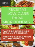 Bônus - Receitas Low Carb para Micro-Ondas