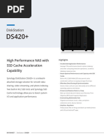 4.w.NAS Storage - Synology - DS420 - Plus - Data - Sheet - Enu