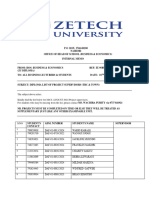 Business Research Projects Supervisors May-August 2024