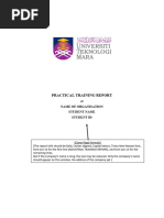 CSC339 PracticalTrainingReport Guideline Mar2024-Aug2024