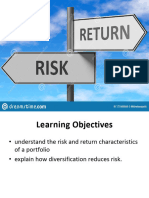 Risk and Return - 31023 - Investment and Portfolio MGT