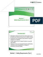 Module 7 - Safety Requirements Part 2