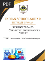 12th Chem Investigatory Project