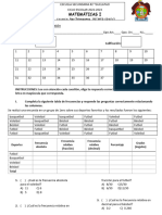 MATEMÁTICAS 1° - EXAMEN 3er Trimestre - JUNIO 2023