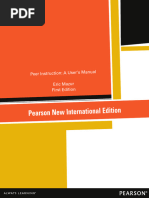 Peer Instruction A Users Manual 1st Ed Pearson New Intern Ed 1292039701 1269374508 9781292039701 9781269374507 9780135654415 0135654416 - Compress