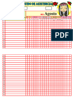 Registro de Asistencia Agosto 2024