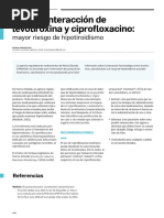 PAM458 5 5 Farmacovigilancia Posible Interaccion Levotiroxina Ciprofloxacino Mayor Riesgo Hipotiroidismo